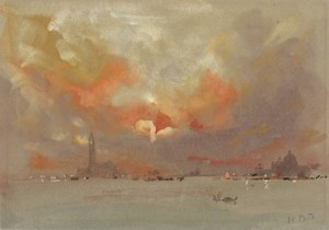 Boat entering Venice